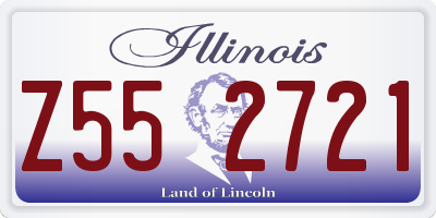 IL license plate Z552721
