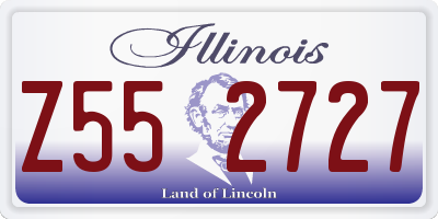 IL license plate Z552727
