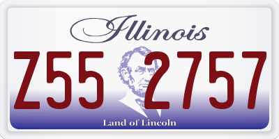 IL license plate Z552757