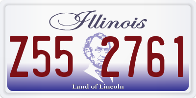 IL license plate Z552761