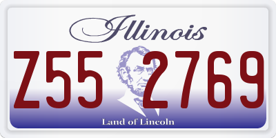 IL license plate Z552769