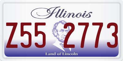 IL license plate Z552773