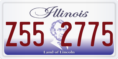IL license plate Z552775