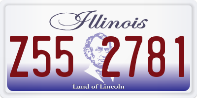 IL license plate Z552781
