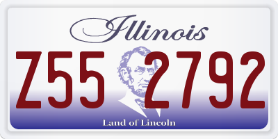 IL license plate Z552792