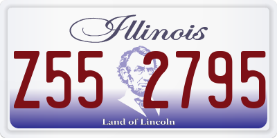 IL license plate Z552795