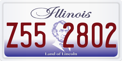 IL license plate Z552802
