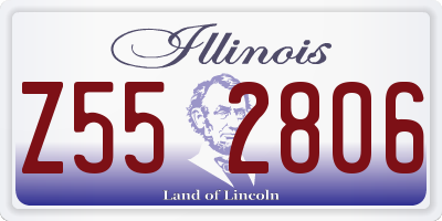 IL license plate Z552806