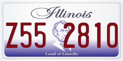 IL license plate Z552810