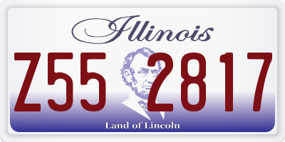 IL license plate Z552817