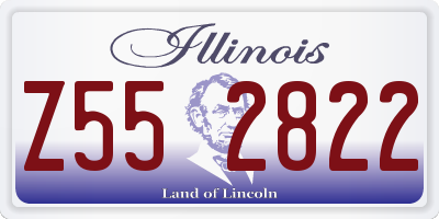IL license plate Z552822