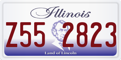 IL license plate Z552823