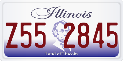 IL license plate Z552845