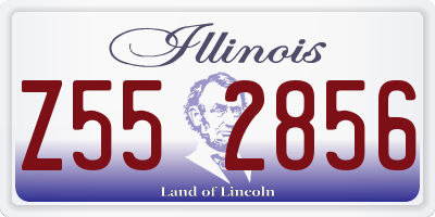 IL license plate Z552856