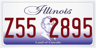 IL license plate Z552895