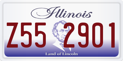 IL license plate Z552901