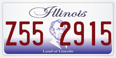 IL license plate Z552915