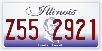 IL license plate Z552921