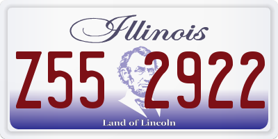 IL license plate Z552922