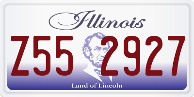 IL license plate Z552927