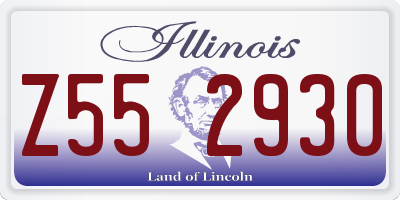 IL license plate Z552930