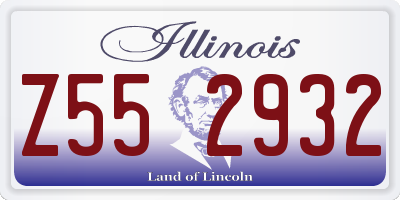 IL license plate Z552932