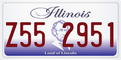 IL license plate Z552951