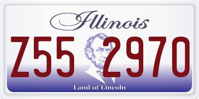 IL license plate Z552970