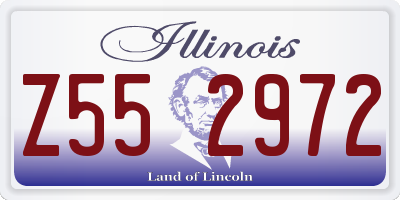 IL license plate Z552972