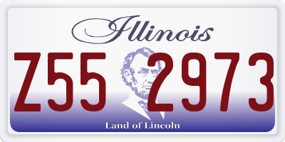 IL license plate Z552973