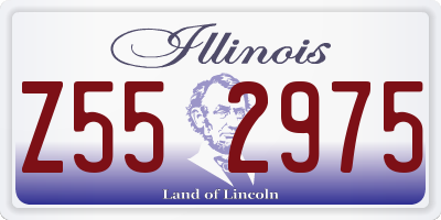 IL license plate Z552975