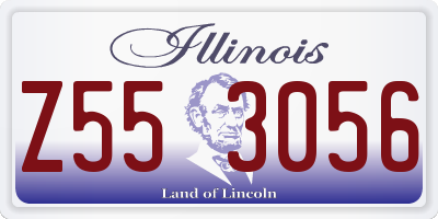 IL license plate Z553056
