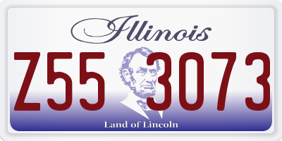 IL license plate Z553073