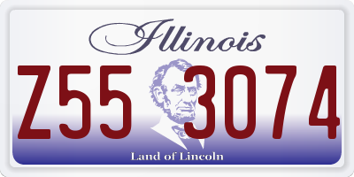 IL license plate Z553074