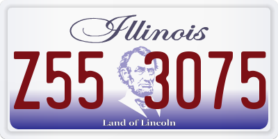 IL license plate Z553075
