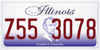 IL license plate Z553078