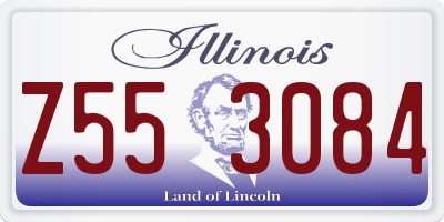 IL license plate Z553084