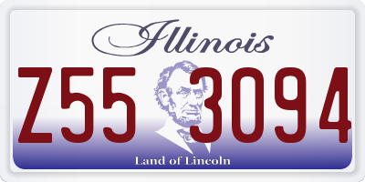 IL license plate Z553094