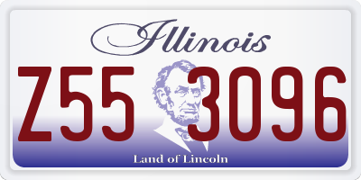 IL license plate Z553096