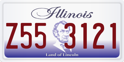 IL license plate Z553121