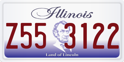 IL license plate Z553122