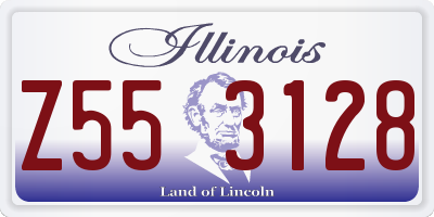 IL license plate Z553128