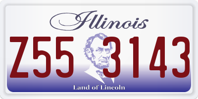 IL license plate Z553143