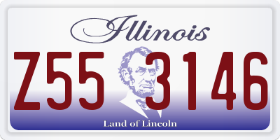 IL license plate Z553146