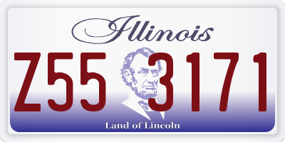 IL license plate Z553171
