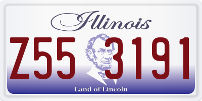 IL license plate Z553191