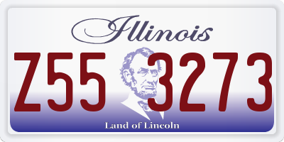 IL license plate Z553273