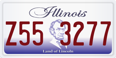 IL license plate Z553277