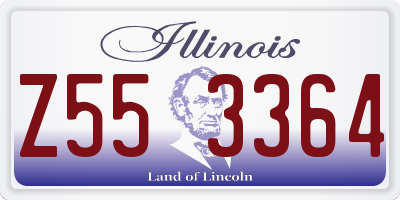 IL license plate Z553364