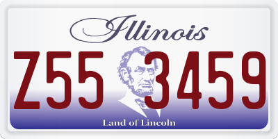 IL license plate Z553459